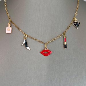 All Things Beautiful Charm Necklace 16”