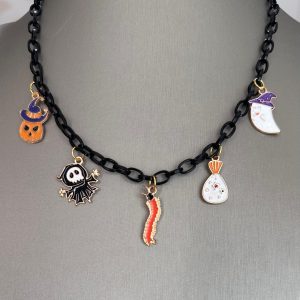 The secret centipede Charm Necklace 16”